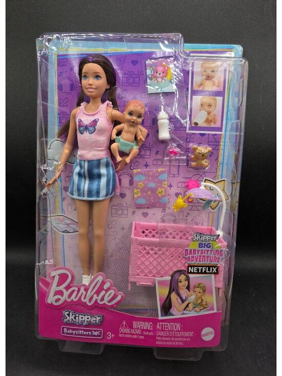 Mattel Other - Barbie Skipper Babysitters Inc Big Babysitting Adventure Doll Playset New